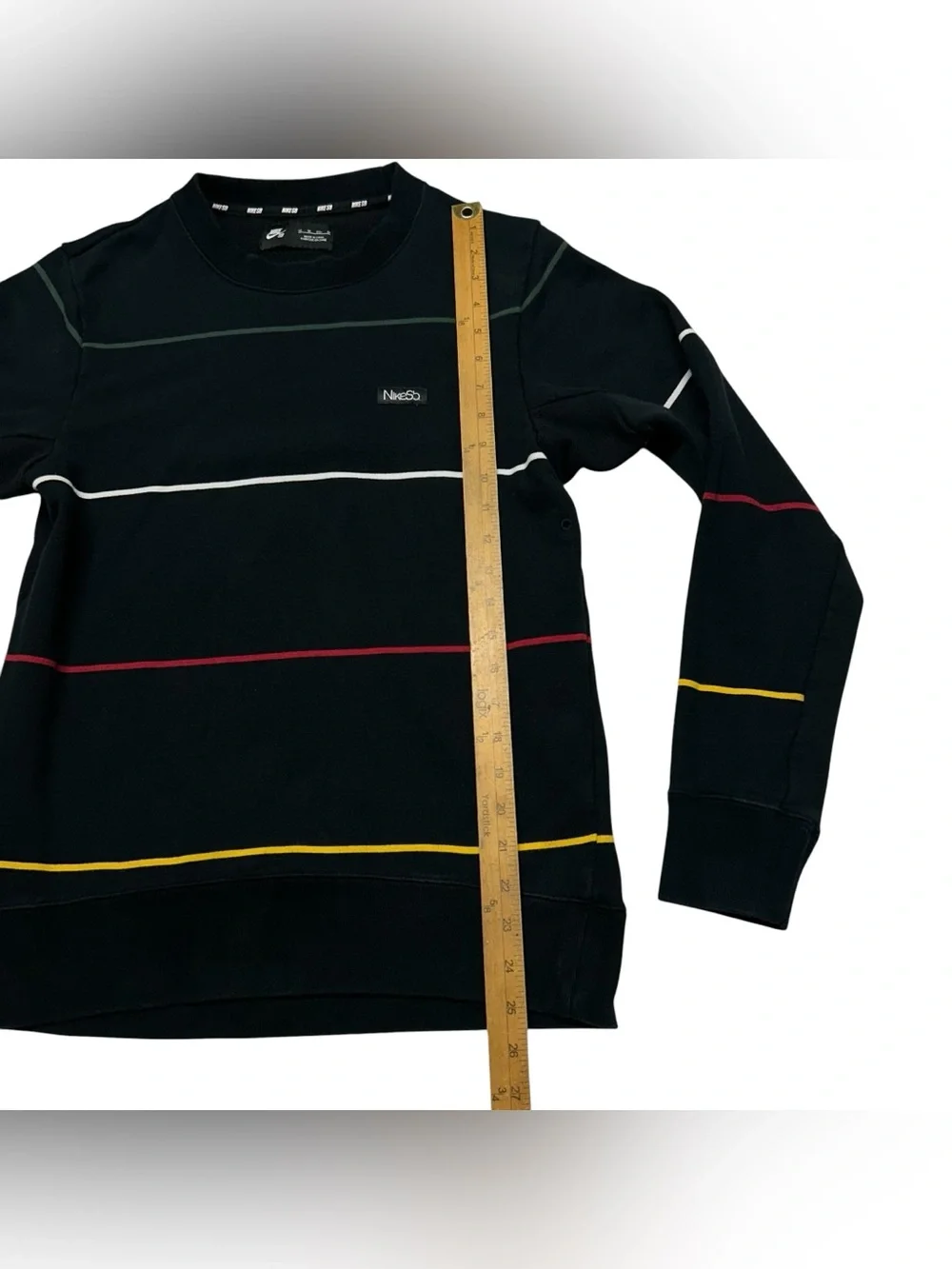 Nike SB Everett Mens Size XS Sweatshirt Stripe Activewear Golf Rare